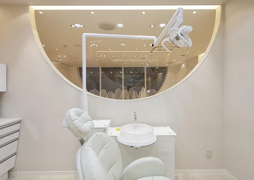 Interior de una consulta dental — ejemplo de estudio para una clínica ficticia